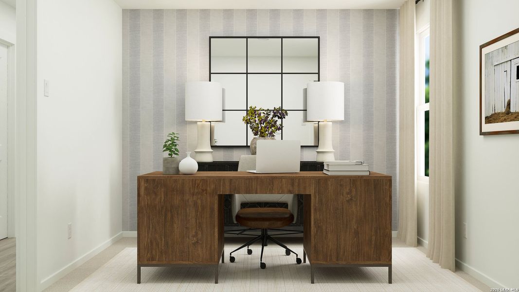 Furnished interior view inside a new home in Stone Garden, Elmendorf (Image 12).