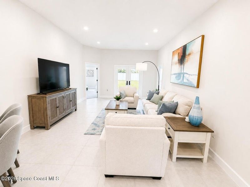 Furnished interior view inside a new home in St. John's Preserve, Palm Bay (Image 8).