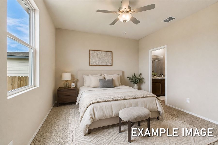 Representative furnished interior of a home built from the The Corral A by Davidson Homes LLC in Morgan Meadows, San Antonio (Image 12).