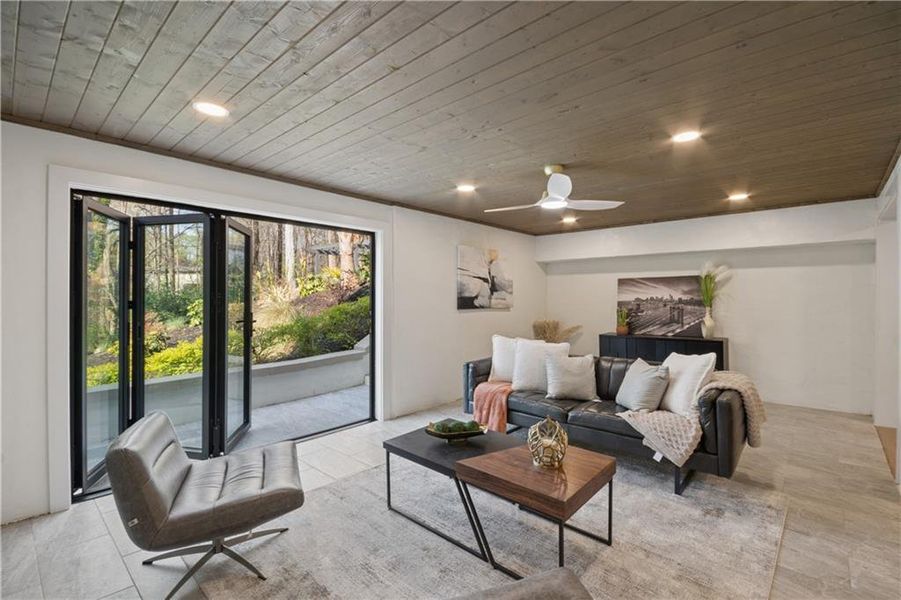 Exterior details and patio area of a home in , Atlanta (Image 25).