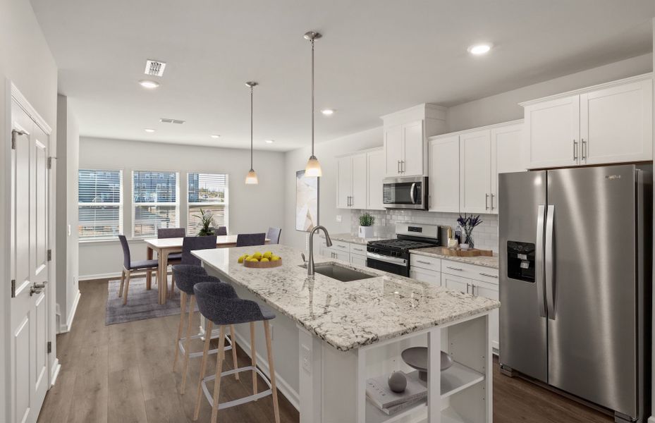 Representative furnished interior of a home built from the Broxton by Pulte Homes in Mailman Post, Knightdale (Image 6).
