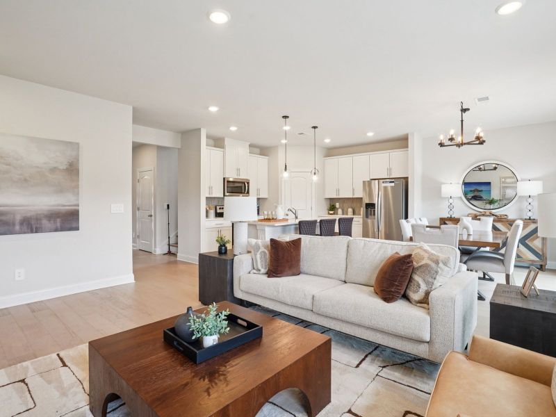 Furnished interior view inside a new home in Crestview - Legacy Series, Hermitage (Image 6).