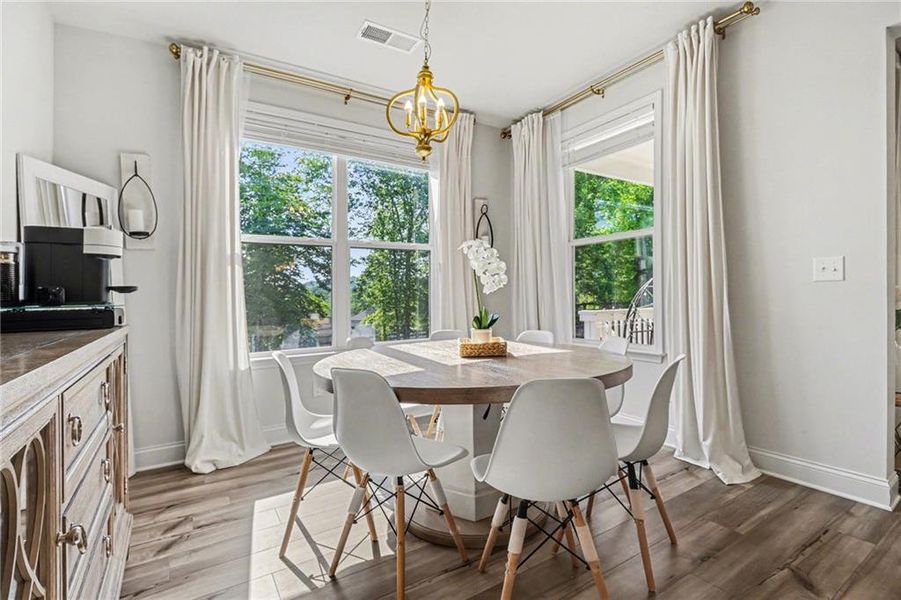 Furnished interior view inside a new home in Carmichael Farms, Canton (Image 14).