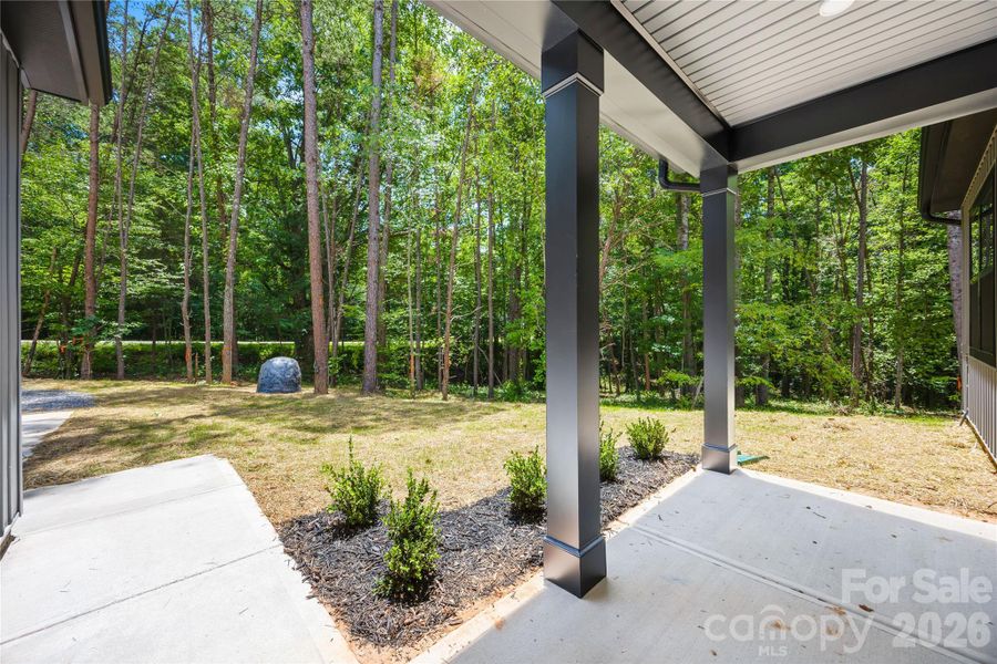 Exterior details and patio area of a home in , Statesville (Image 3).