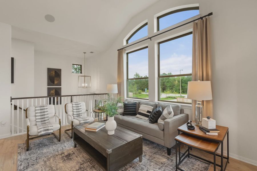Furnished interior view inside a new home in Woodforest, Montgomery (Image 4).