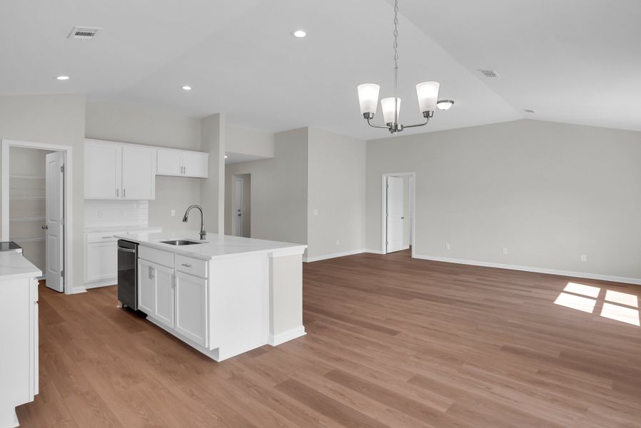 Representative unfurnished interior of a home built from the The Aspen by Smith Family Homes in Sweetwater, Brunswick (Image 17).