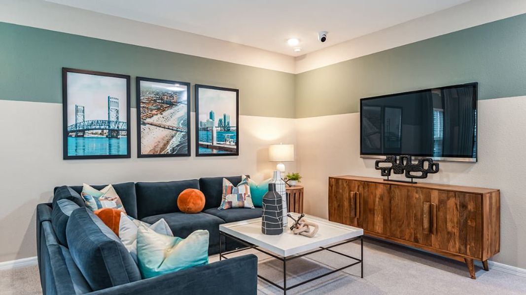 Representative furnished interior of a home built from the Armona by Taylor Morrison in Headwaters at Lofton Creek, Yulee (Image 35).