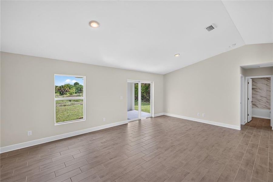 Spacious, unfurnished interior of a new home in , Port Charlotte (Image 15). Spacious, unfurnished interior of a new home in , Port Charlotte (Image 15).