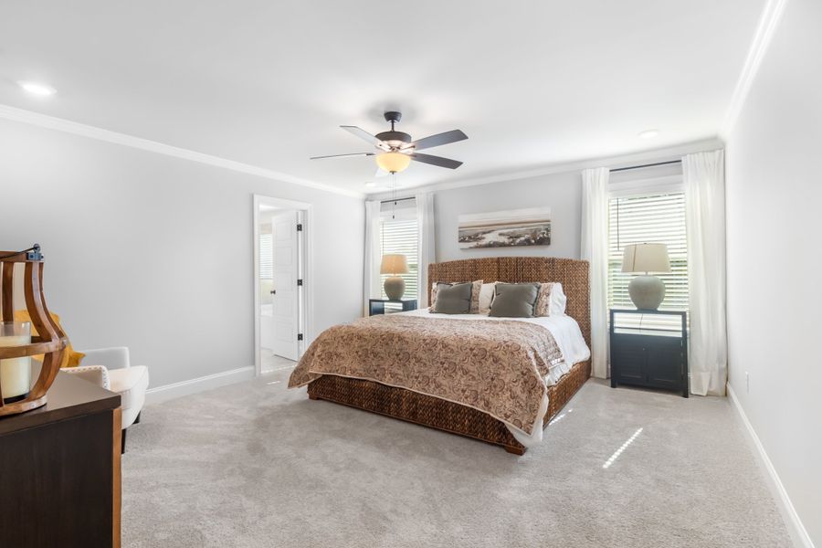 Furnished interior view inside a new home in Ridge Pointe, Athens (Image 34).