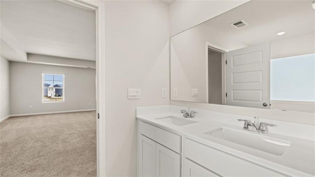 Furnished interior view inside a new home in Cedar Ridge - Locust Grove Station, Locust Grove (Image 5).