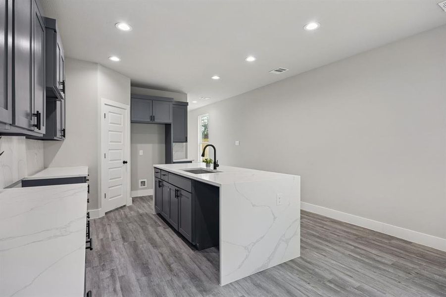 Furnished interior view inside a new home in , Dallas (Image 10).