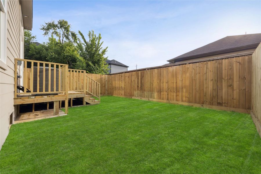 Exterior details and patio area of a home in , Houston (Image 2). Exterior details and patio area of a home in , Houston (Image 2).
