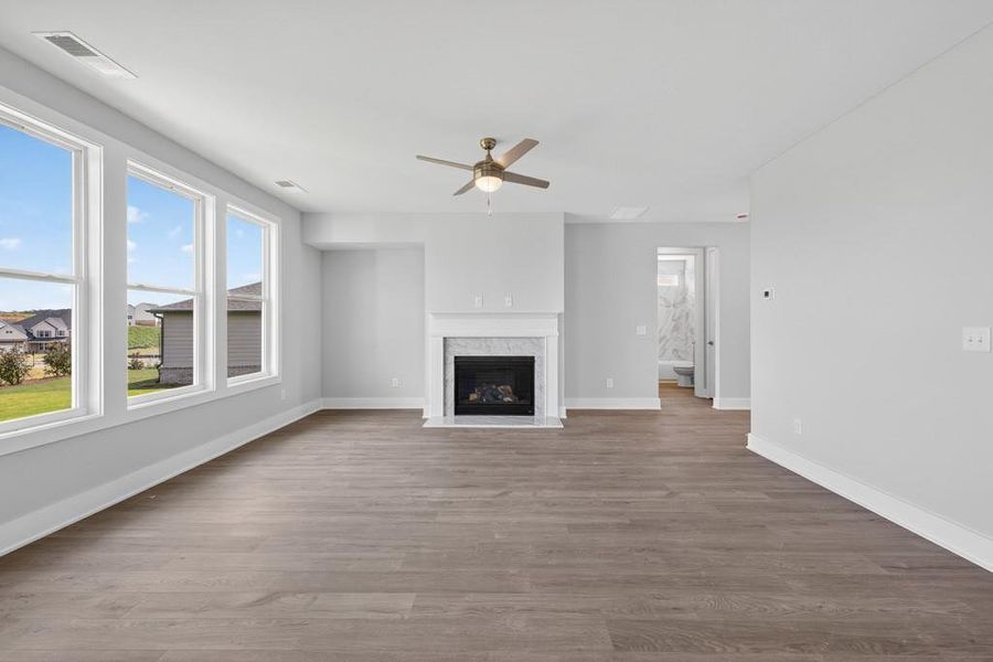 Spacious, unfurnished interior of a new home in The Manor at Gainesville Township, Gainesville (Image 18). Spacious, unfurnished interior of a new home in The Manor at Gainesville Township, Gainesville (Image 18).