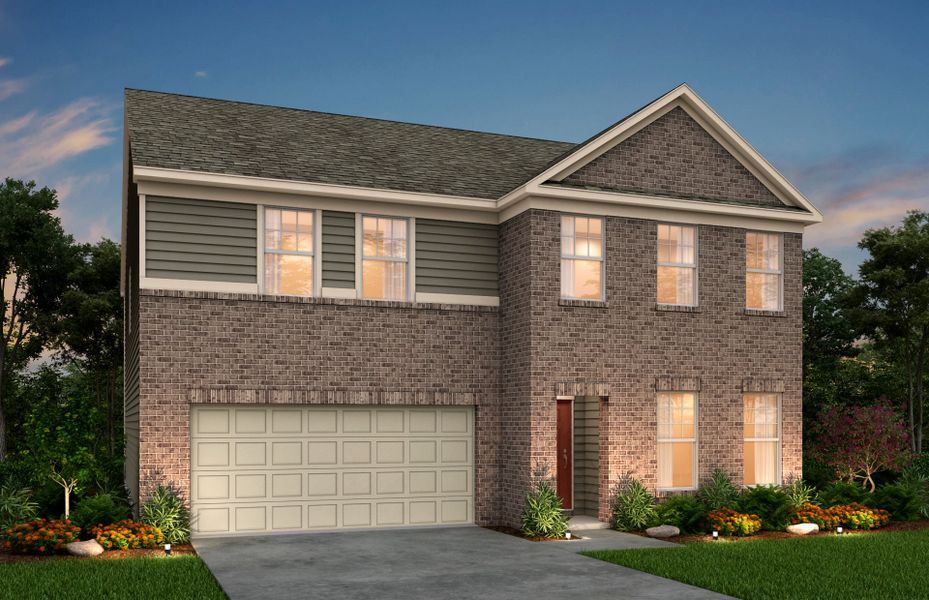 Representative exterior photo of a completed home built from the Pennington by Pulte Homes in Briar Creek, Atlanta, GA (Image 22). Representative exterior photo of a completed home built from the Pennington by Pulte Homes in Briar Creek, Atlanta, GA (Image 22).