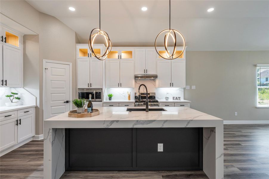 Furnished interior view inside a new home in , Houston (Image 15).