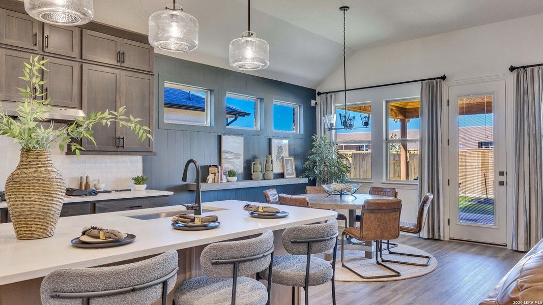 Furnished interior view inside a new home in The Crossvine, Schertz (Image 16).