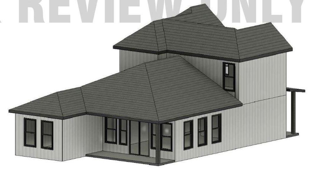 Exterior rendering of this home design in , St. Jo, TX (Image 6).