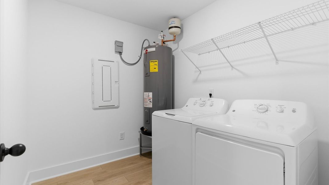 Furnished interior view inside a new home in Village at Midway, Anderson (Image 26).