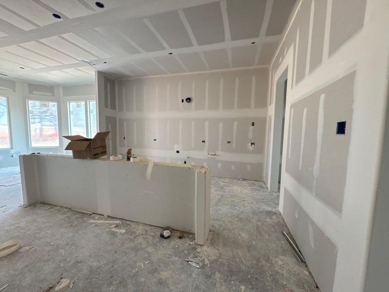 In-progress construction of a new home in Oak Grove Addition, Springtown, TX (Image 5). In-progress construction of a new home in Oak Grove Addition, Springtown, TX (Image 5).