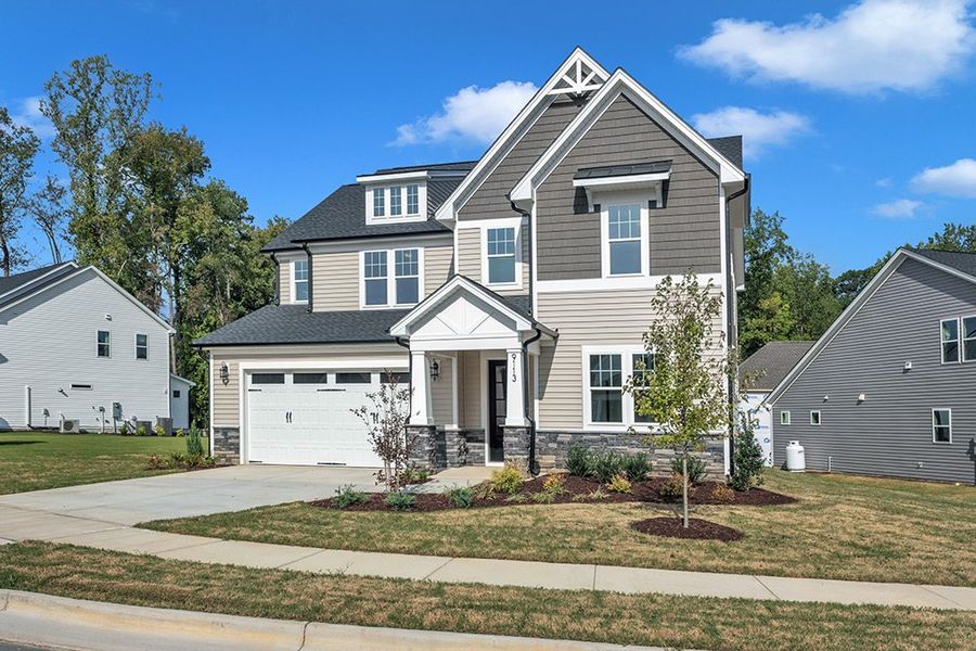 Representative exterior photo of a completed home built from the The Hampton by RobuckHomes in Kennebec Crossing, Angier, NC (Image 38). Representative exterior photo of a completed home built from the The Hampton by RobuckHomes in Kennebec Crossing, Angier, NC (Image 38).