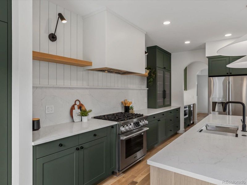 Furnished interior view inside a new home in , Denver (Image 13).