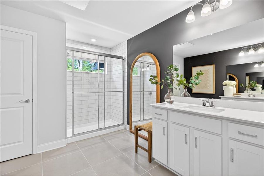 Furnished interior view inside a new home in Ansley Towns, Cumming (Image 40).