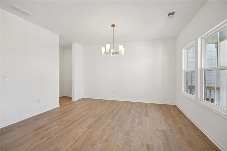 Spacious, unfurnished interior of a new home in Arbors at Richland Creek, Buford (Image 10).