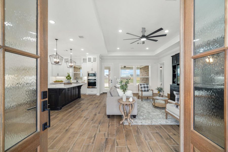 Furnished interior view inside a new home in Blue Jay's Landing, Needville (Image 13).