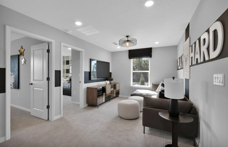 Furnished interior view inside a new home in The Preserve at Bannon Lakes, St. Augustine (Image 12).
