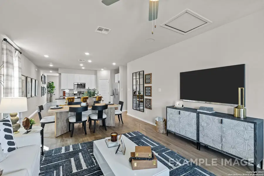 Furnished interior view inside a new home in Applewhite Meadows, San Antonio (Image 8).