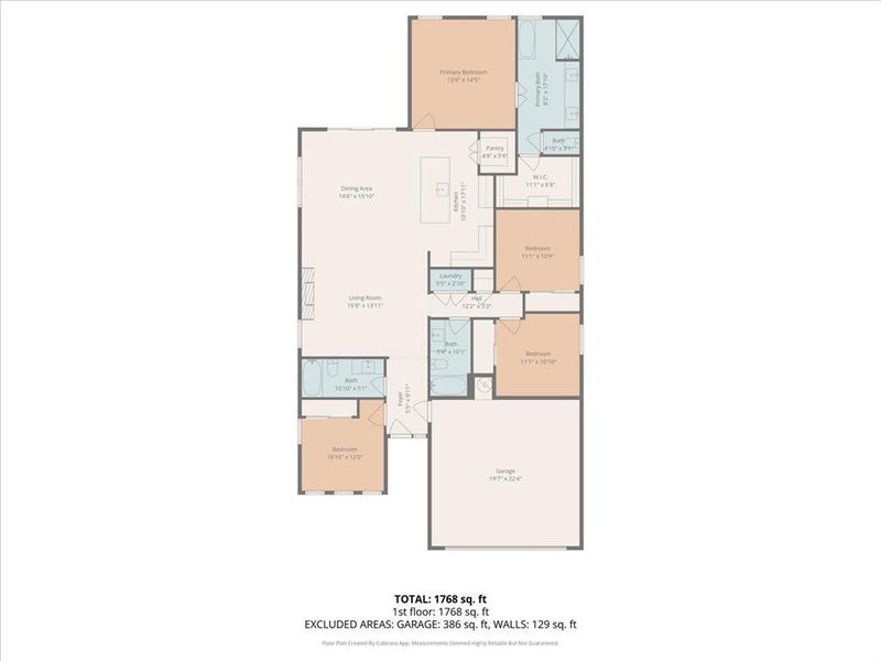 2D floor plan layout of this home in , Fort Worth, TX (Image 5).
