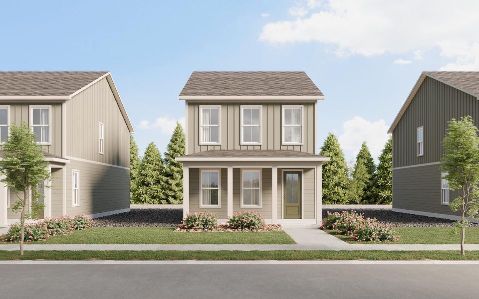 Representative exterior photo of a completed home built from the Marigold by Empire Homes in Wildflower, Chattanooga, TN (Image 4).