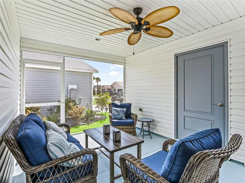 Exterior details and patio area of a home in , The Villages (Image 26).
