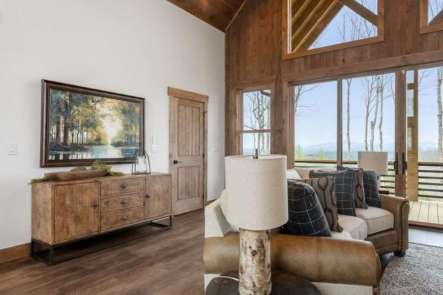 Furnished interior view inside a new home in , Blue Ridge (Image 26).