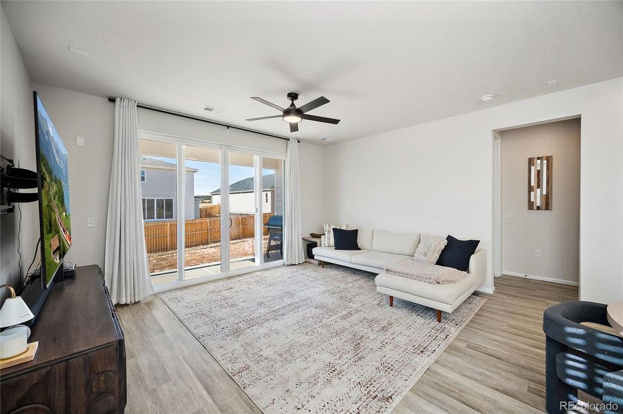 Furnished interior view inside a new home in Paint Brush Hills, Peyton (Image 15).