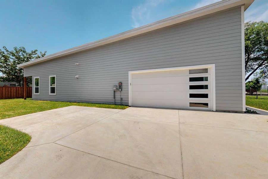 Exterior details and patio area of a home in , Dallas (Image 27). Exterior details and patio area of a home in , Dallas (Image 27).