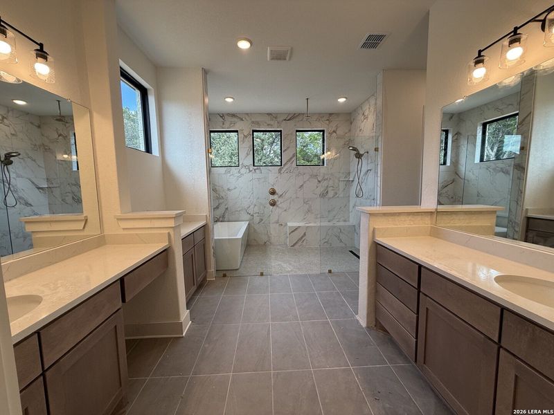 Furnished interior view inside a new home in Caliza Reserve, Boerne (Image 5).