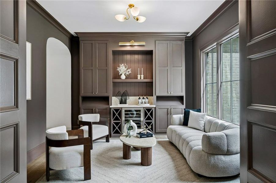 Furnished interior view inside a new home in , Atlanta (Image 12).