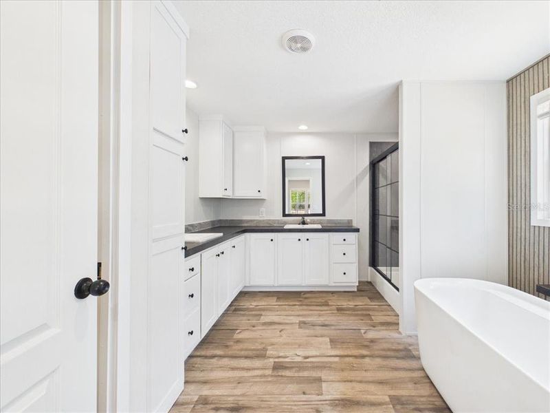 Furnished interior view inside a new home in , Hawthorne (Image 9).