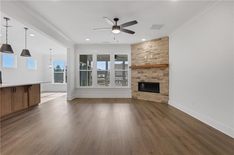 Spacious, unfurnished interior of a new home in Twin Lakes, Hoschton (Image 27).