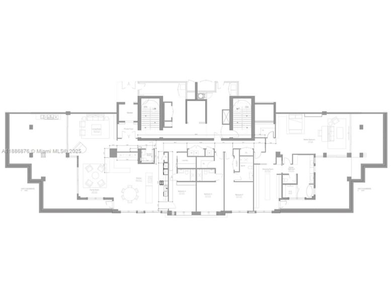 2D floor plan layout of this home in , Coral Gables, FL (Image 5). 2D floor plan layout of this home in , Coral Gables, FL (Image 5).