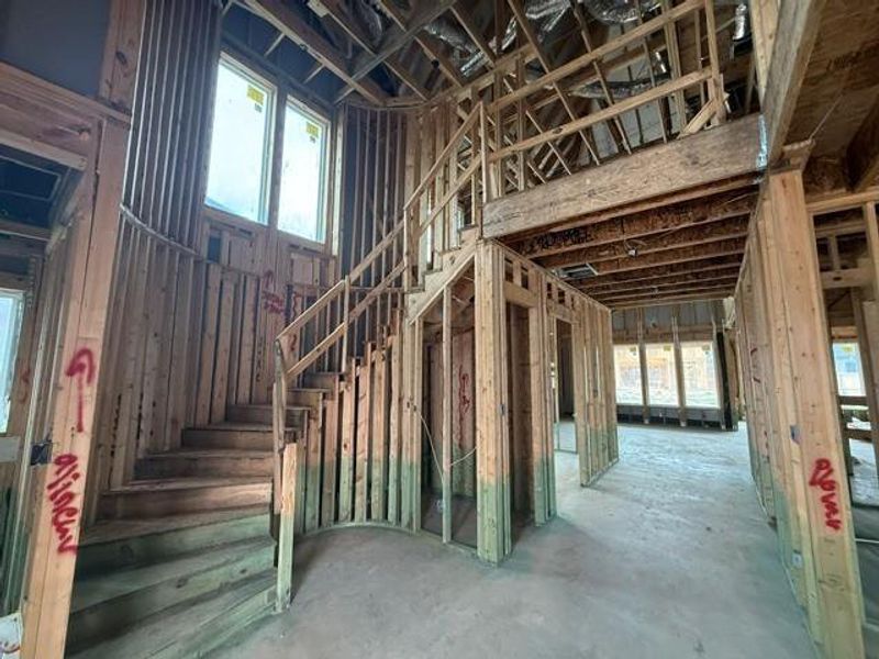 In-progress construction of a new home in Woodson’s Reserve, Spring, TX (Image 7). In-progress construction of a new home in Woodson’s Reserve, Spring, TX (Image 7).