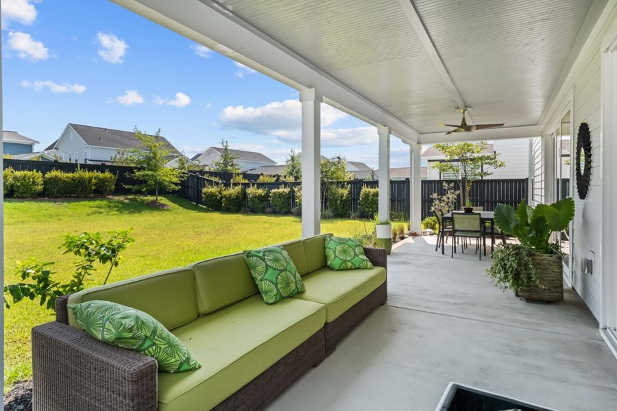 Exterior details and patio area of a home in , Summerville (Image 4).