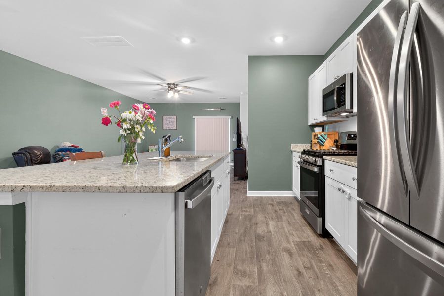 Furnished interior view inside a new home in Cypress Preserve, Moncks Corner (Image 39).