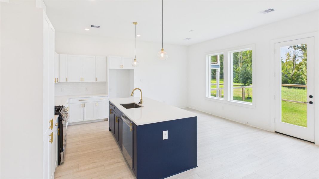 Furnished interior view inside a new home in , Houston (Image 4).