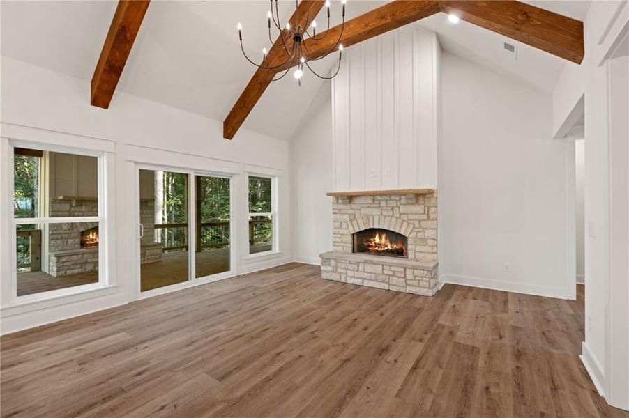 Spacious, unfurnished interior of a new home in , Dahlonega (Image 54).