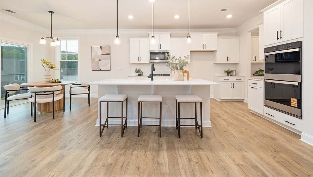 Furnished interior view inside a new home in Falls Cove, Troutman (Image 7).