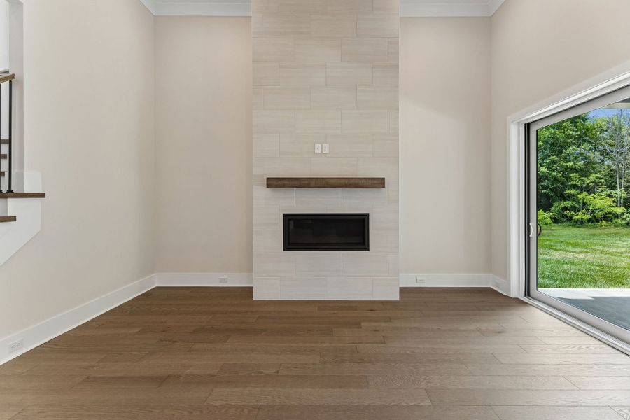 Representative unfurnished interior of a home built from the Harrington by John Wieland in Willow Ridge, Nolensville (Image 38).