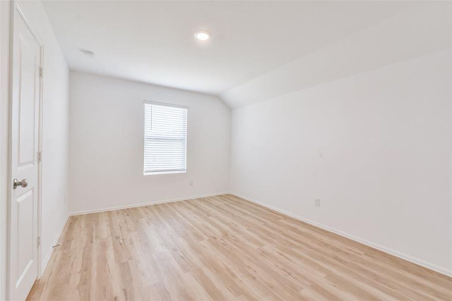 Fourth Bedroom with large walk-in closet.