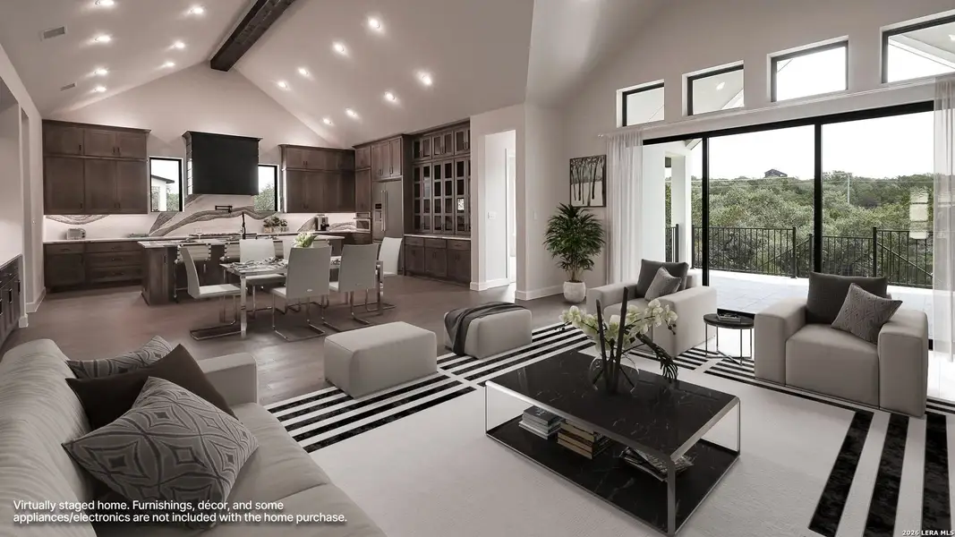 Furnished interior view inside a new home in The Preserve at Elm Creek, New Braunfels (Image 11).